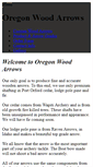 Mobile Screenshot of oregonwoodarrows.com